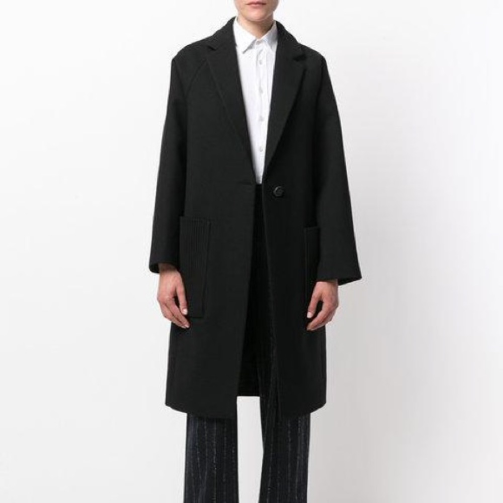 Proenza Schouler Knit Pocket Oversized Coat
